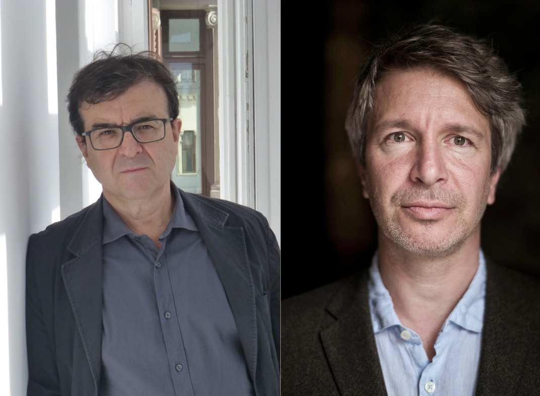 Javier Cercas et Éric Vuillard Photo de Javier Cercas et Éric Vuillard