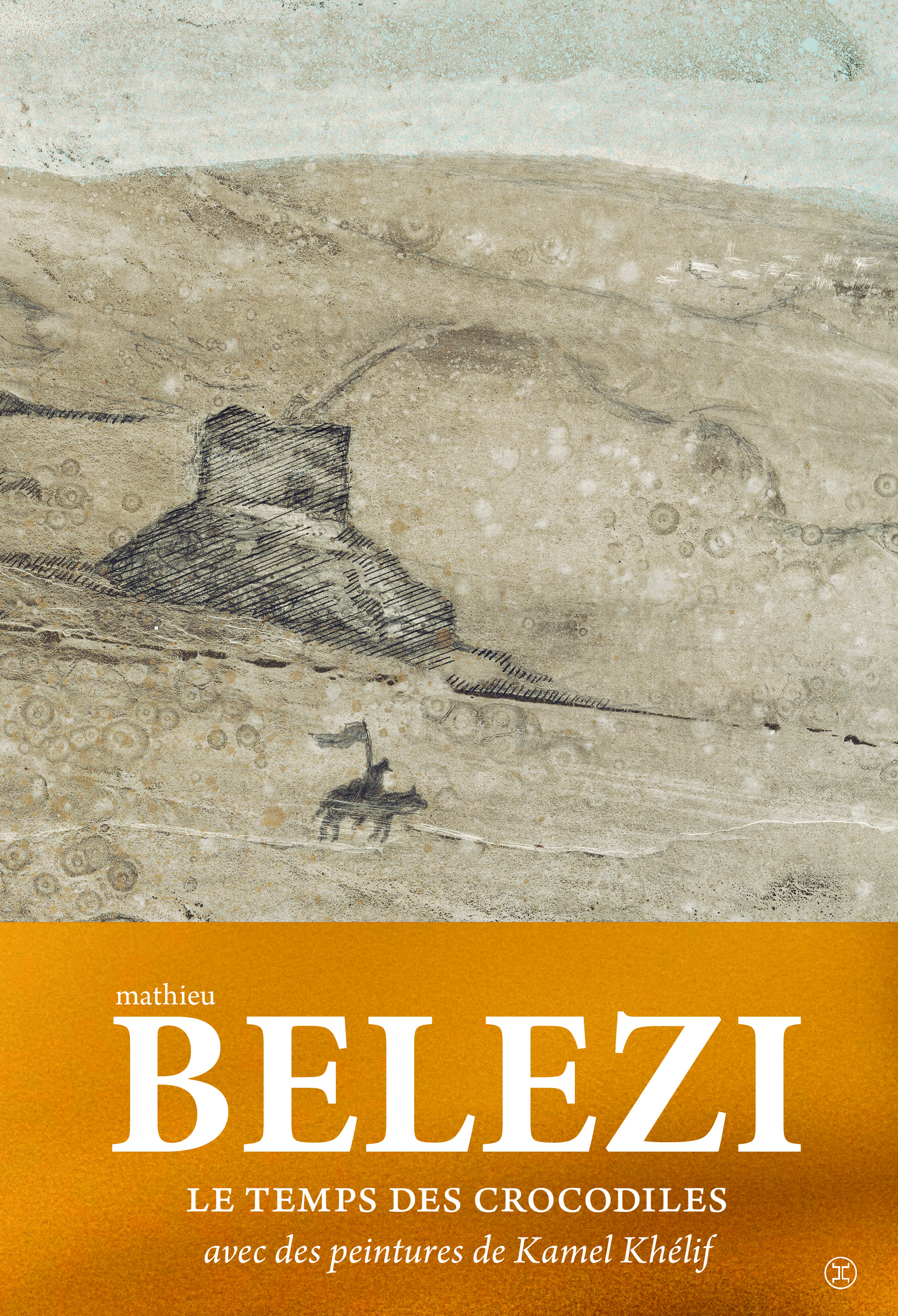 Le Temps des crocodiles Couverture du livre Le Temps des crocodiles de Mathieu Belezi, illustré par Kamel Khélif.