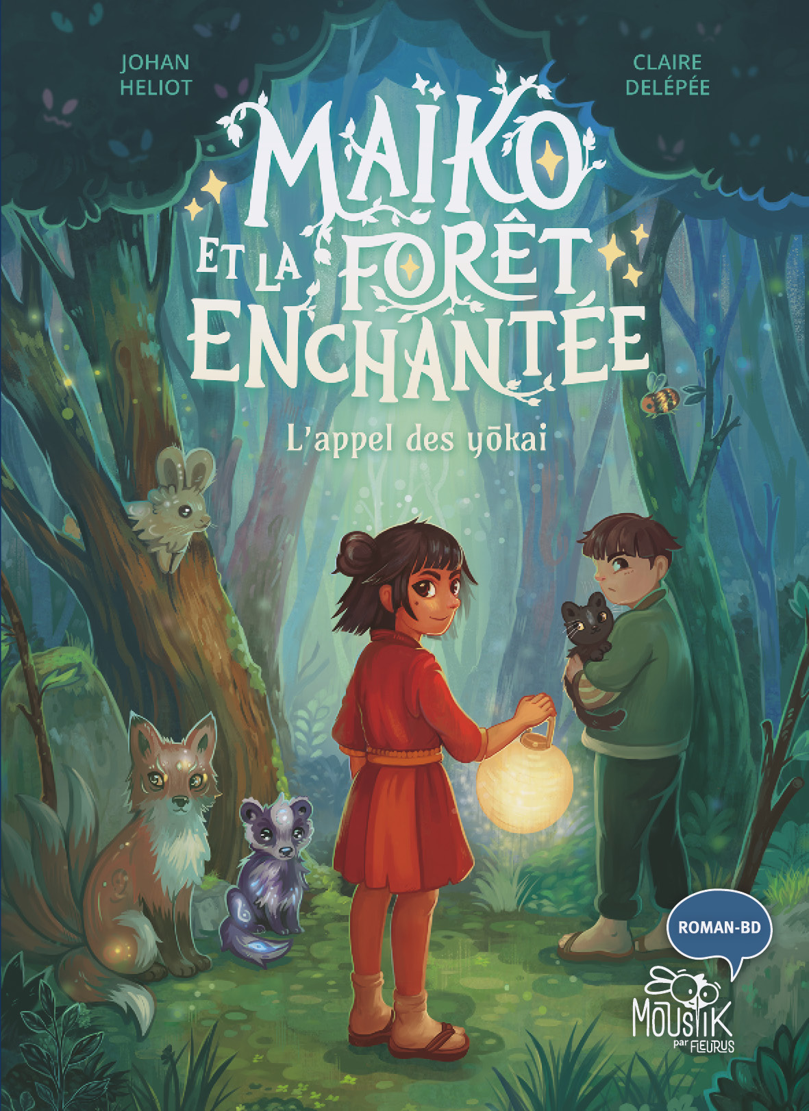Maïko et la forêt enchantée Couverture de Maïko et la forêt enchantée, de Johan Heliot