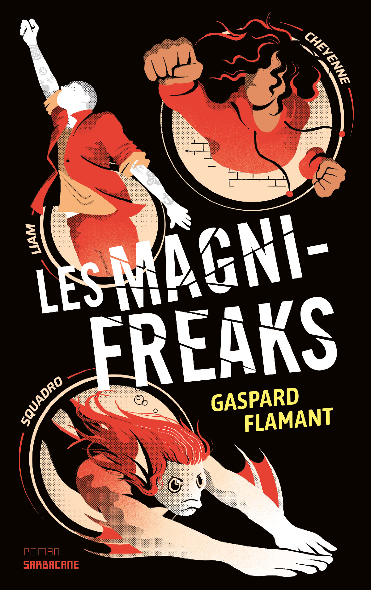 Couverture roman Les Magni-freaks Couverture roman Les Magni-freaks