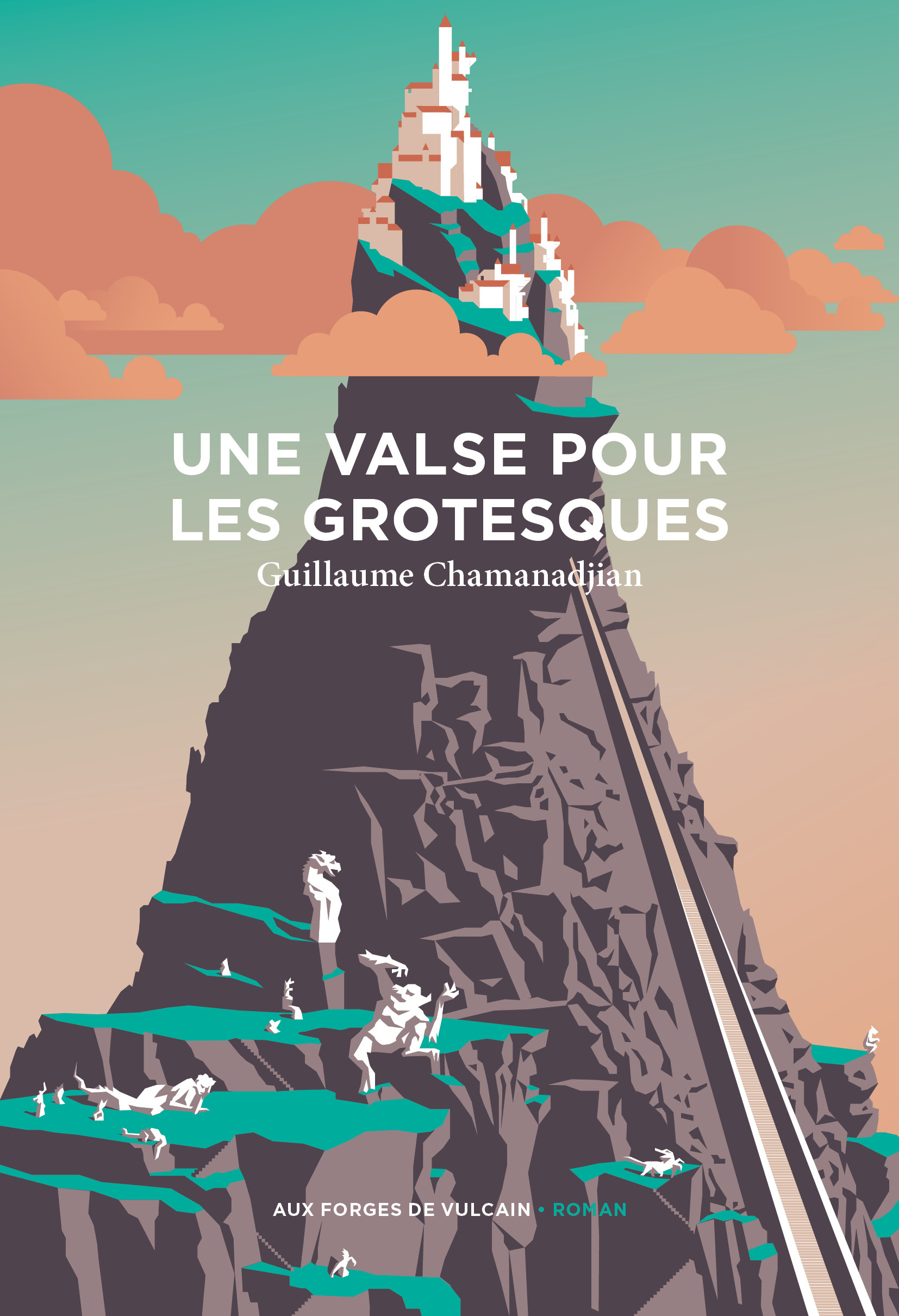Couverture Une valse pour les grotesques, Guillaume Chamanadjian Couverture Une valse pour les grotesques, Guillaume Chamanadjian