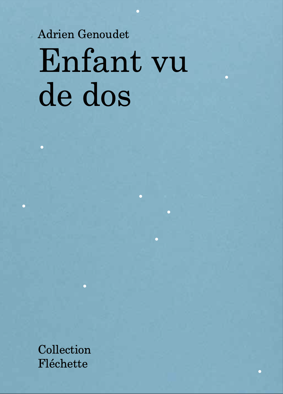 Couverture Enfant vu de dos, Adrien Genoudet Couverture Enfant vu de dos, Adrien Genoudet