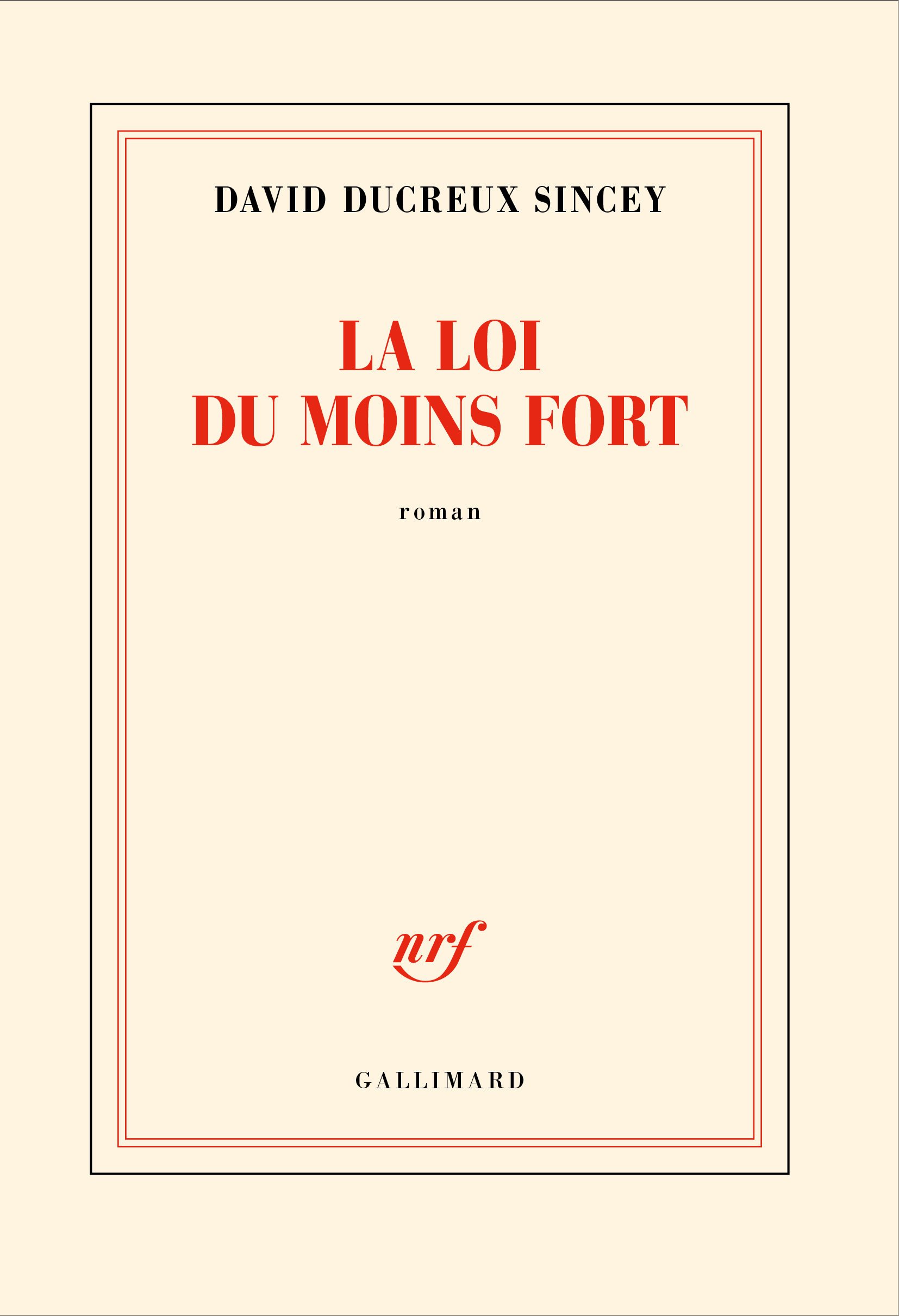 Couverture La Loi du moins fort Couverture La Loi du moins fort