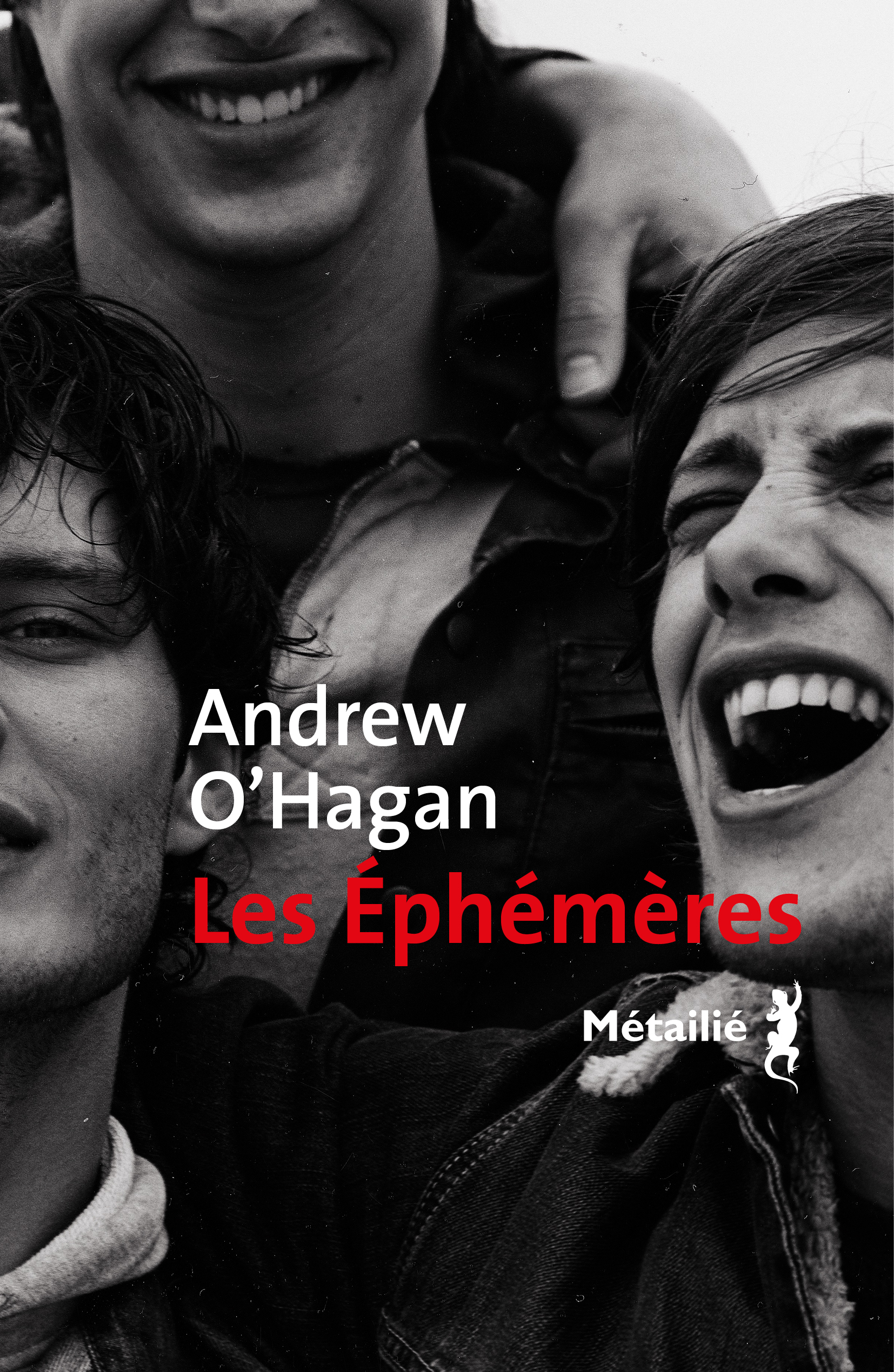 Couverture Les Éphémères, Andrew O'Hagan Couverture Les Éphémères, Andrew O'Hagan